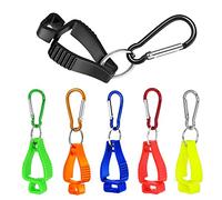 Uinfhyknd Clip per da 6 Pezzi per Portaguanti da Clip da Cintura per Moschettoni in Metallo per di Guardia per Operai Edili