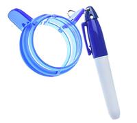 Uinfhyknd Kit Allineamento per Golf Un 360° Pennarello e Pennarello per Marcatore per Pallina Golf Un Cerchio Strumento per Pennarello per Pallina Golf Allineamento Modello C