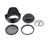 Uinfhyknd Kit filtro UV 58 mm per 700D 100D 600D 1200D tappo parasole