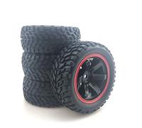 Uinfhyknd per 1:10 da Pneumatici in Gomma 75Mm e Cerchioni per 1/10 94123 RC su da Strada