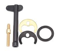 Uinfhyknd Ponte per Violino da 1 Pezzo Piezo Montato Internamente per La Sostituzione di Parti di Violino Elettrico Full Size 4/4