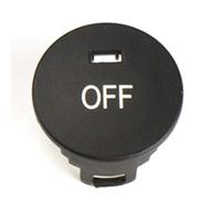 Uinfhyknd Pulsante di controllo centralizzato del pannello dell'aria condizionata copertura della manopola OFF per Serie 5 E60 E61 61319250196