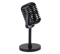 Uinfhyknd Puntello per Microfono Vintage, Microfono Finto nel, Microfoni retrò per Costumi e Giochi di Ruolo, per Microfono