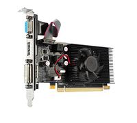 Uinfhyknd Scheda grafica HD7450 64Bit 2GB GDDR3 PCI-E 2.0 X16 Scheda video VGA -I Compatibile per Radeon HD 7450 2G 64bit