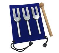 Uinfhyknd Set di forcella d'accordo, 4096 Hz, 4160 Hz, 4225 Hz, con in legno e borsa in tessuto, stile 1