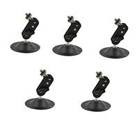 Uinfhyknd Staffa di montaggio a parete per fotocamera, supporto per monitor, supporti neri per altoparlanti, supporti per interni ed esterni, supporto per proiettore, 5 pezzi