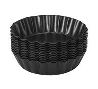 Uinfhyknd Stampi per torte all' da 12 pezzi, Mini vassoio per torte da 3 pollici, fondo rimovibile, stampo per muffin per torte e muffin, per cuocere