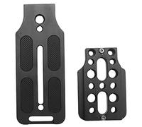 Uinfhyknd Supporto a L per Fotocamera DSLR Piastra di Rilascio Rapido Supporto a L Universale Verticale Vite 1/4 di pollice per DSLR Fotocamera