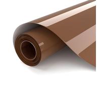 UIOK Vinile Termoadesivo per Tessuti, Abbronzatura Termovinile 30,5 x 182 cm Vinile Termoadesivo per Cricut, Termovinile per Tessuti Abbronzatura HTV Vinil Termico per T-shirt, Altri Tessu-ti