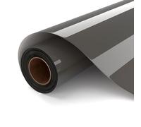 UIOK Vinile Termoadesivo per Tessuti, Grigio Carbone Termovinile 30,5 x 182 cm Vinile Termoadesivo per Cricut, Termovinile per Tessuti Grigio Carbone HTV Vinil Termico per T-shirt, Altri Tessu-ti