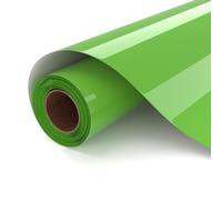 UIOK Vinile Termoadesivo per Tessuti, Verde Termovinile 30,5 x 182 cm Vinile Termoadesivo per Cricut, Termovinile per Tessuti Verde HTV Vinil Termico per T-shirt, Altri Tessu-ti