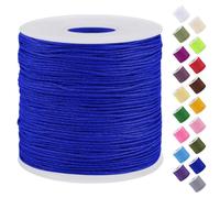 Uiopa Filo Nylon per Braccialetti 0,7mm x 120m Filo Braccialetti Fai da Te Cordone Perline per Collana, Bracciale, Creazione di Gioielli, Macramè, Artigianato
