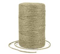 Uiopa Spago Juta Colorato 2mm x 200m Corda Canapa, Spago per Orto Naturale, Filo Juta, Corda Iuta per Decorazioni, Giardinaggio, Mestiere Fai da Te, Confezioni Regalo (Verde Militare)