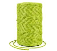 Uiopa Spago Juta Colorato 2mm x 200m Corda Canapa, Spago per Orto Naturale, Filo Juta, Corda Iuta per Decorazioni, Giardinaggio, Mestiere Fai da Te, Confezioni Regalo (Verde Frutta)