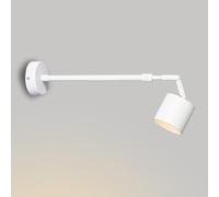 UIOPPOI Faretto orientabile Montaggio su Superficie Faretto d'accento Faretti girevoli da Parete a LED per Interni Lampada da soffitto direzionale telescopica Galleria Luci per Quadri e Mini faretto
