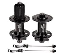 UIOPPOI Mozzi per bici MTB 24/28/32 fori, freno a disco a sgancio rapido mozzo bicicletta ultraleggero cuscinetto sigillato mozzo anteriore 100 mm posteriore 135 mm, per 7 8 9 10 velocità cassetta