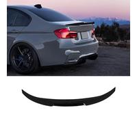 UioQrintan Spoiler Posteriore Adatto per BMW Serie 3 F30 F80 M3 berlina a 4 Porte 2013-2018 Spoiler Posteriore Diffusore Bodykit ABS Nero Lucido