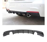 UioQrintan Spoiler Posteriore, Diffusore Posteriore Adatto per BMW F30 Serie 3 M Sport 2012-2018, ABS Nero Opaco