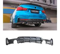 UioQrintan Spoiler Posteriore, Diffusore Posteriore Adatto per BMW F32 F33 F36 M Performance Serie 4 2014-2019 in Fibra di Carbonio Stile ABS