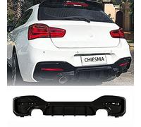 UioQrintan Spoiler Posteriore, Diffusore Posteriore Adatto per BMW Serie 1 F20 F21 M135i M140i 2015-2018 ABS Nero Lucido