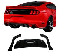 UioQrintan Spoiler Posteriore, Diffusore Posteriore Adatto per Ford Mustang HN Style 2015-2017, ABS Nero Lucido
