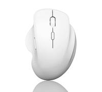 Uiosmuph G09 Mouse Wireless Bluetooth, BT5.1+2.4G Ricaricabile Mouse Senza Fili, Silenzioso Mouse Senza Fili per Laptop/MacBook/Android/PC/Mac, Bianca