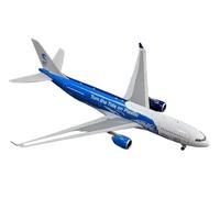 UIPOANSWS Modello di aereo volante Modello Aereo In Lega Con Carrello Atterraggio A330-200 PH04224 CS-TQW Della Portugal Hi-Fly Airlines Scala 1/400 aviazione aereo Modello