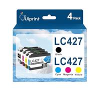 Uiprint LC427 LC 427 Cartucce d'inchiostro compatibili per Brother LC427 LC427XL con Brother HL-J6010DW MFC-J5955DW MFC-J6955DW MFC-J6957DW MFC-J6959DW J6010 J6955 J5955 J6957 J6959(4-Pack)