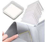 UIRPK Thickened PVC Collar Edge Anti-Warping Shaper,Shirt Collar Triangle Patch,No Curl Collar Polo Shirt Collar Stays (200Pcs,One Size)