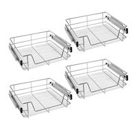 UISEBRT 4X Cassetto Telescopico Cucina 60cm - Mobili Cucina Cestello con Binario (60cm)