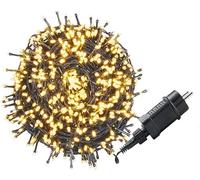 UISEBRT Catena Luminosa 30M 300LEDs, Luci di Natale per Esterni e Int rni con 8 Modalità, IP44 Impermeabile, Decorazioni Natalizie per Giardino, Matrimonio, Festa di Natale, Bianco Caldo