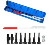 UISEBRT Chiave per albero a camme, strumento universale per il serraggio di cinghie dentate, alberi a camme e pulegge, controsupporto per albero motore, adatto per diversi tipi di veicoli