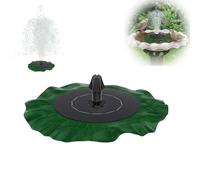 UISEBRT Fontana a zampillo a energia solare, 1,4 W, pompa per laghetto, giardino, uccelli, laghetto, contenitore per pesce, giochi d'acqua