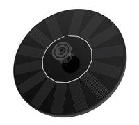 UISEBRT Fontana solare 1,4 W - Pompa solare per laghetto da giardino, bagno per uccelli, stagno, contenitore per pesci d'acqua decorazione (rotondo)