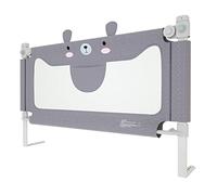 UISEBRT Griglia di protezione per letto per bambini, 150 cm, altezza regolabile