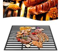 UISEBRT Griglia per barbecue in ghisa smaltata，54 x 34 cm Barbecue Accessori Barbecue per Griglia a Gas Carbone Forno e Griglia Rettangolo