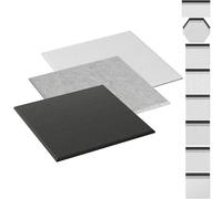 UISEBRT Pannelli acustici 3D, autoadesivi, fonoassorbenti, pannelli da parete, insonorizzazione, rivestimento da parete per ambienti tranquilli, trattamento acustico, pannelli di isolamento acustico