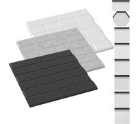 UISEBRT Pannelli acustici 3D, autoadesivi, fonoassorbenti, pannelli da parete, isolamento acustico, rivestimento da parete per ambienti tranquilli, trattamento acustico, pannelli di isolamento