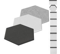 UISEBRT Pannelli acustici 3D, autoadesivi, fonoassorbenti, pannelli da parete, isolamento acustico, rivestimento da parete per ambienti tranquilli, trattamento acustico, pannelli di isolamento