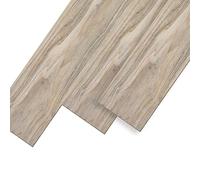 UISEBRT Pavimenti in PVC Autoadesivo Listoni in laminato vinilico, Effetto legno, 91,44 x 15,24 x 0,2 cm, 18 pezzi circa 2,5 m², Piastrelle Adesive PVC per Cucina Soggiorno Balcone, Quercia Bianca