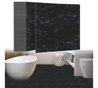 UISEBRT Piastrelle autoadesive 27 pezzi 2,51m² Rivestimento per pavimento in PVC in effetto cemento Piastrelle adesive in vinile in formato continuo per cucina, bagno, corridoio, zona giorno 30×30cm