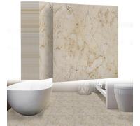 UISEBRT Piastrelle autoadesive 27 pezzi 2,51m² Rivestimento per pavimento in PVC in effetto cemento, piastrelle adesive in vinile per cucina, bagno, corridoio, zona giorno, 30×30cm 【Modello E】