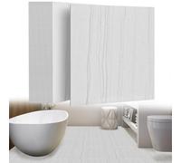 UISEBRT Piastrelle autoadesive per il pavimento, 27 unità, 2,51 m², pavimento in vinile, aspetto cemento, piastrelle adesive per metri, aspetto piastrellato, per cucina, bagno, corridoio, soggiorno