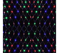 UISEBRT Rete di luci LED 6 x 2m decorazione per interni ed esterni, Catene Luminose con 8 modalità di illuminazione per feste di matrimonio Natale Halloween, Impermeabile, Multicolore