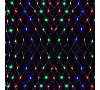 UISEBRT Rete di luci LED 6 x 4m decorazione per interni ed esterni, Catene Luminose con 8 modalità di illuminazione per feste di matrimonio Natale Halloween, Impermeabile (6 x 4m, Multicolore)
