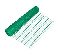 UISEBRT Rete di protezione per recinzioni in plastica, per edilizia, da giardino, flessibile, verde, 1 x 80 m