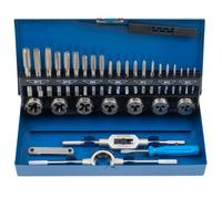 UISEBRT Set di 32 filettature per filettatura metrica interna ed esterna, filettatura per trapano