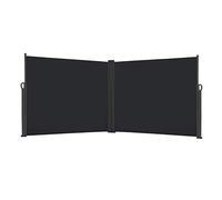 UISEBRT Tende da Sole Paravento Laterale Frangivento Estensibile Protezione Privacy per Terrazza, Balcone, Giardino (180 x 600 cm, Antracite)