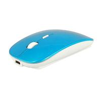 uitheshy Mouse Bluetooth Ricarica Blu Ufficio Affari Muto Tesoro (Versione caricata di Bluetooth)