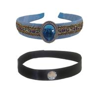 [Uitndvyte] Bella fascia da principessa per bambini e girocollo per ragazze accessori per giochi di festa di compleanno per bambini che finge di essere vestito